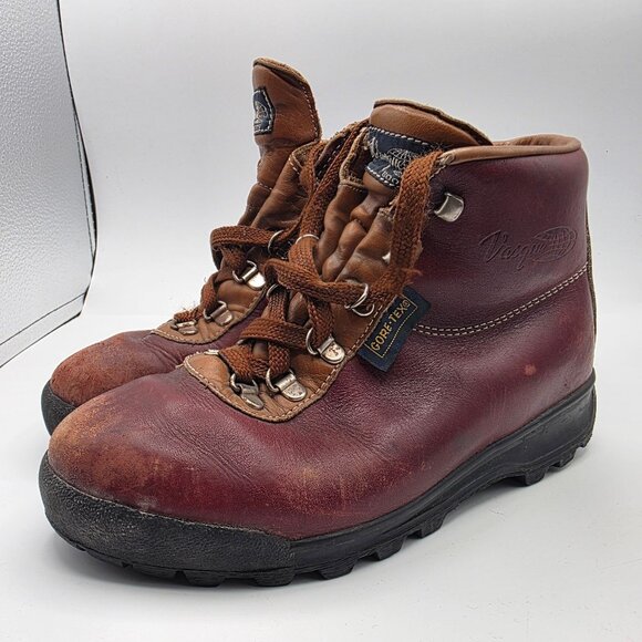 Vasque Gore Tex Womens Hiking Boots 7M Brown Leather Waterproof Italy Camping - Picture 3 of 16